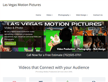 Tablet Screenshot of lasvegasmotionpictures.com
